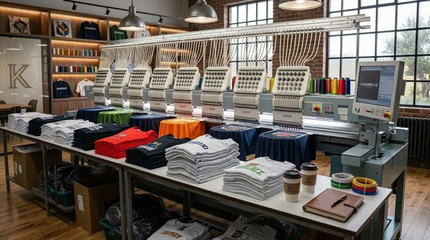 Atelier de broderie de Kom&eacute;r&egrave;s