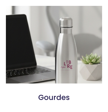 Gourdes personnalis&eacute;es