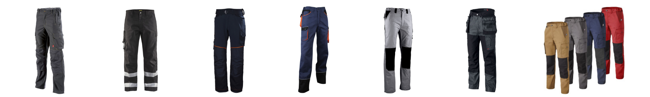 Pantalons de travail fournis par Kom&eacute;r&egrave;s