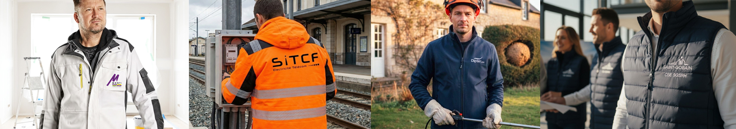 Vêtements de travail personnalisés par Komérès Vêtements de travail personnalisés par Komérès