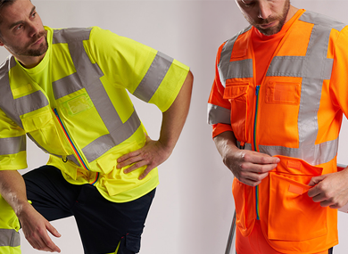 Gilets fluo personnalis&eacute;s Payper
