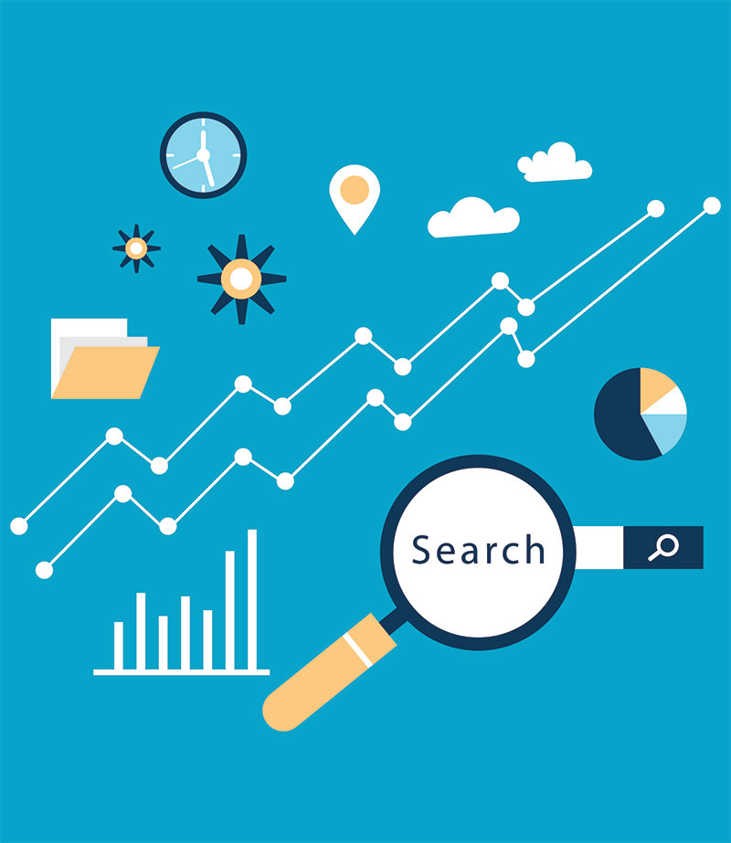 Iconographie de la technique SEO search engine optimization