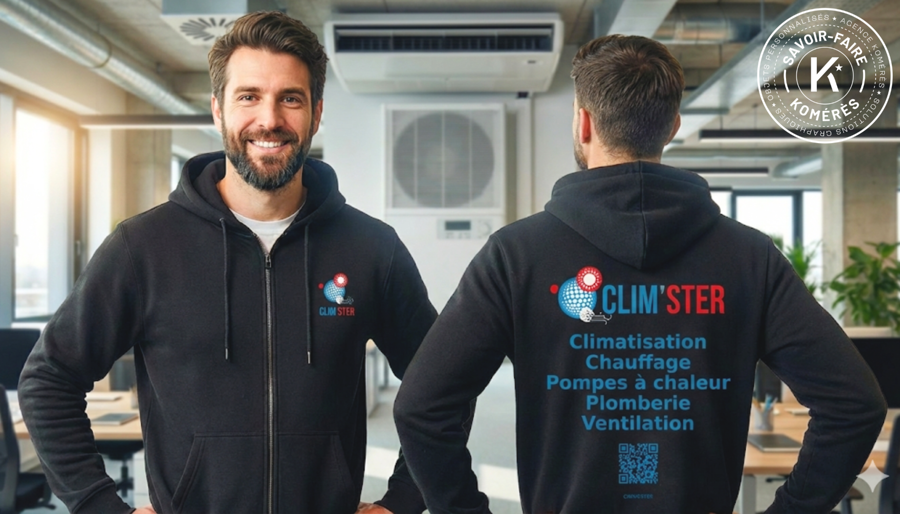 Sweats professionnels personnalis&eacute;s