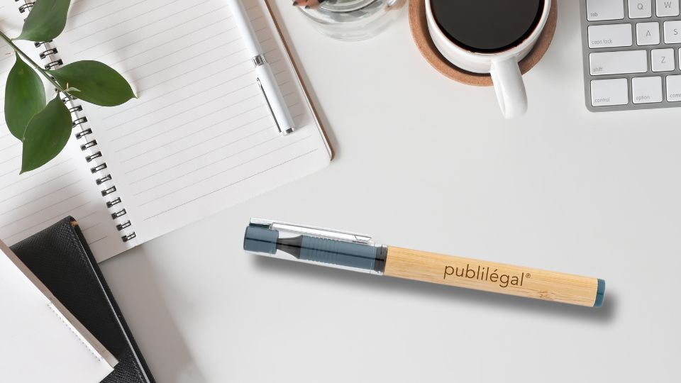 Stylo Publilégal fabriqué par Komérès